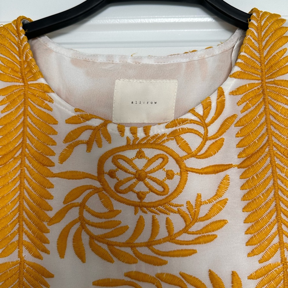 Embroidered Shift Dress - Picture 3 of 6